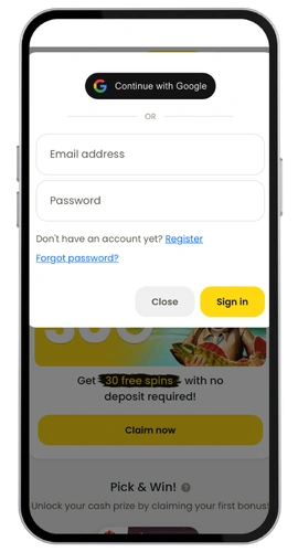 Orozino Casino register